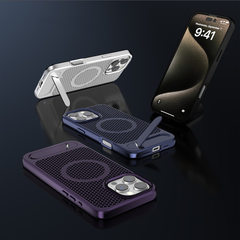 Taco Stand Holder - 3D holle Honingraat Cooling Magnetische Telefoon