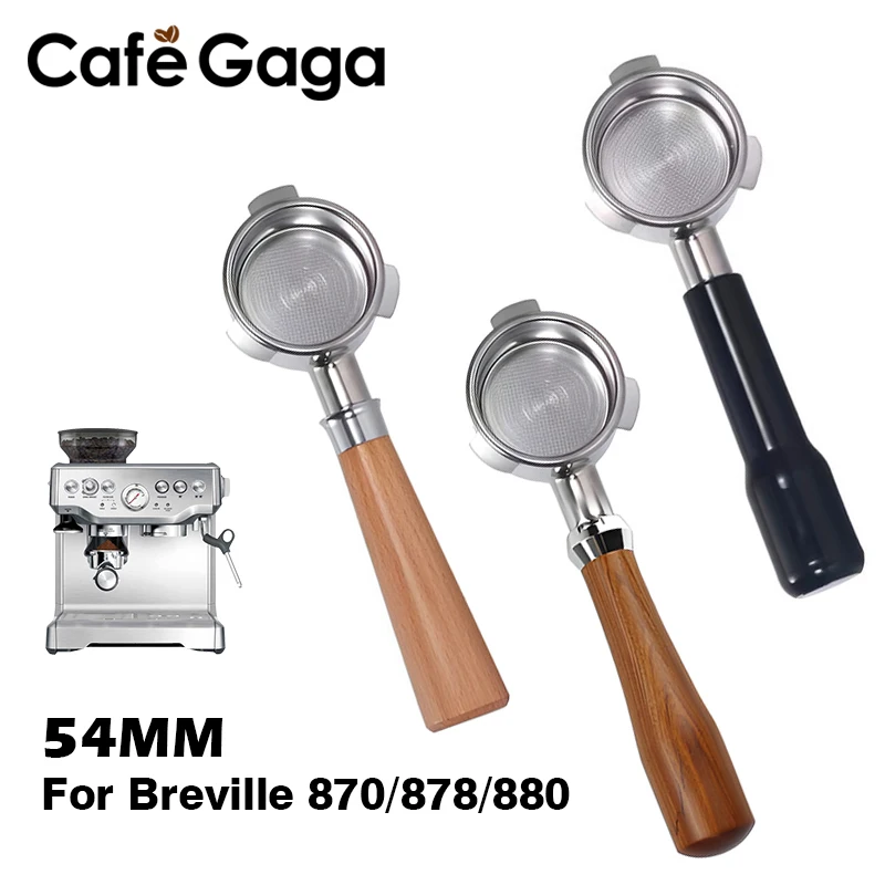 Breville Espresso Bes870 - 54mm Koffie Bodemloze Filterhouder Naakt Voor