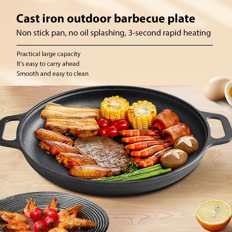 Robuuste gietijzeren koekenpan - Egg Waffle Pan recensie en prijs