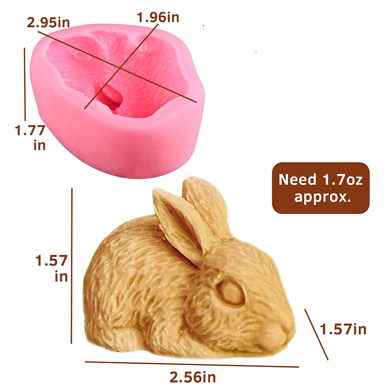 3D Konijn Siliconen Zeep Schim - Bunny Cake Mold recensie en prijs