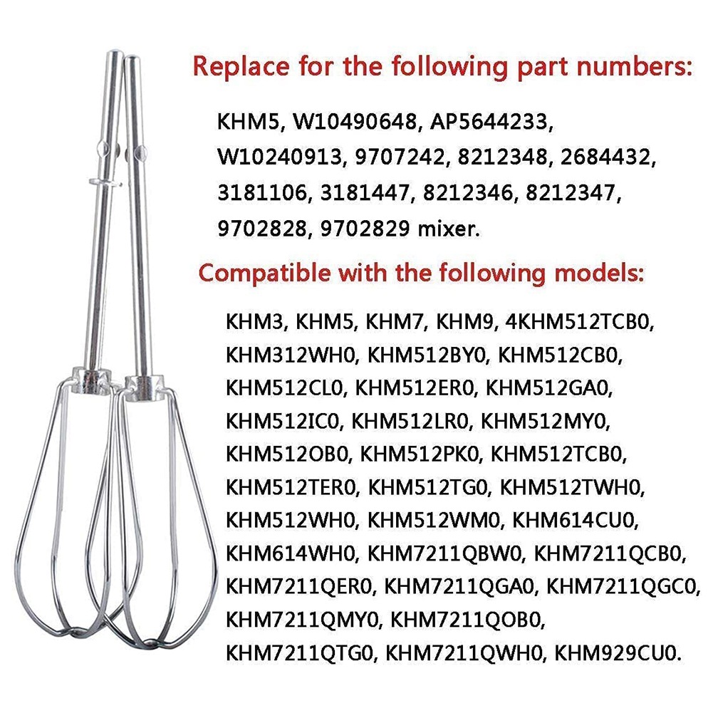 [B25B!】 W10490648 & KHMPW Klop - Kitchenaid Mixer Hand Mixer recensie en prijs