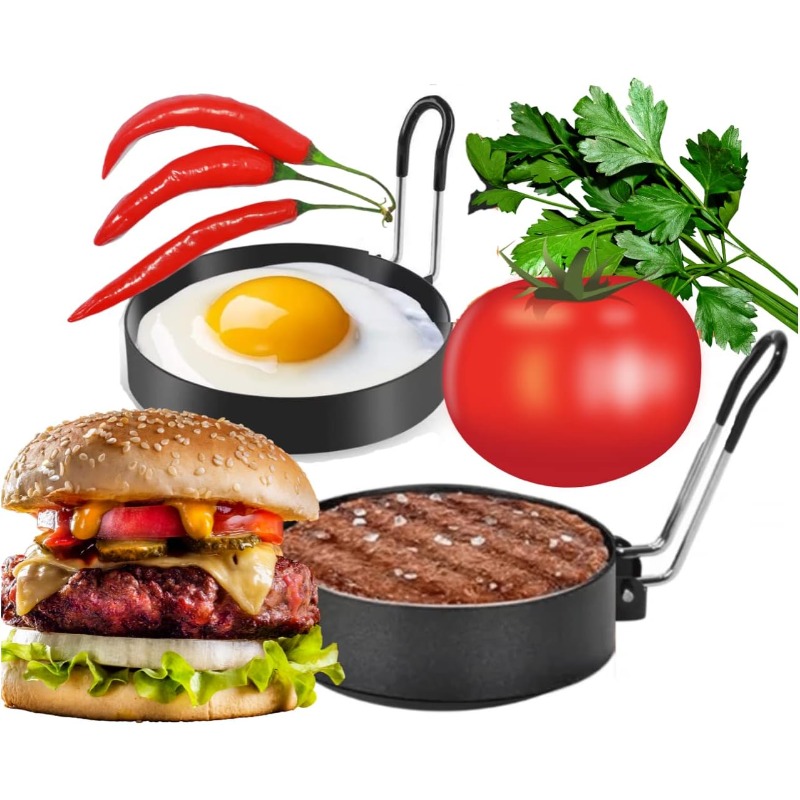 Eierringvorm Roestvrijstalen a - Egg Waffle Pan recensie en prijs